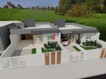 Casa · 80m² · 2 Quartos · 1 Vaga · CASA COM 2 QUARTOS LOTEAMENTO POUSO SEGURO GASPAR