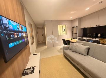 Apartamento · 47m² · 1 Quarto · 1 Vaga · Flat com um dormitório em Bombas Bombinhas SC