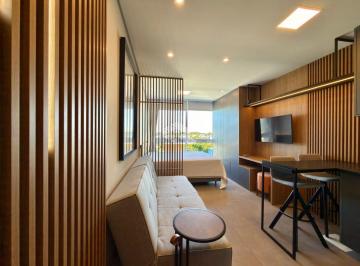 Apartamento · 300m² · 1 Quarto · 1 Vaga · Apartamento loft totalmente mobiliado e decorado, condomínio com infra completa na central de Atlânt