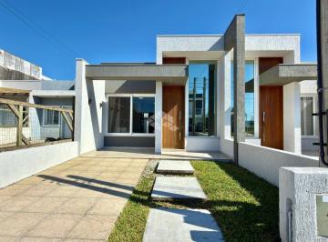 Casa · 79m² · 2 Quartos · 1 Vaga · Casa Geminada de 2 dormitórios sendo 1 suítes mobiliado com pátio no bairro Nova Guarani em Capão da
