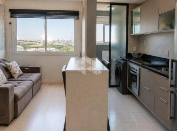 Apartamento · 52m² · 2 Quartos · 1 Vaga · Apartamento de 2 dormitórios e 1 vaga de garagem, no bairro Humaitá, em Porto Alegre.
