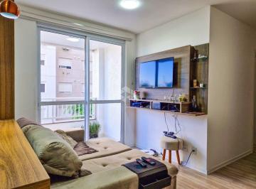 Apartamento · 51m² · 2 Quartos · 1 Vaga · Apartamento de 2 dormitórios e 1 vaga de garagem, no bairro Farrapos, em Porto Alegre.
