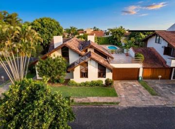 Casa · 443m² · 7 Quartos · 4 Vagas · MAGNÍFICA RESIDÊNCIA DE ALTO PADRÃO COM 440M² PRIVATIVOS, PISCINA EXCLUSIVA E 4 SUÍTES EM CONDOMÍNIO