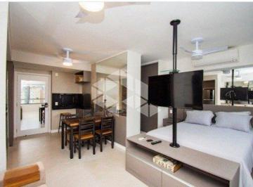 Apartamento · 38m² · 1 Quarto · 1 Vaga · Excelente apartamento de 1 dormitório mobiliado com vaga coberta e escriturada junto ao Iguatemi