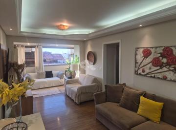 Apartamento · 105m² · 3 Quartos · 2 Vagas · Excelente Apartamento com 3 dormitórios, suíte, lareira, churrasqueira, sol, vista e 2 vagas coberta