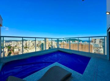 Apartamento · 191m² · 4 Quartos · 3 Vagas · Cobertura Duplex 4 Quartos a venda no Gonzaga, Vista Mar lazer completo em Santos.