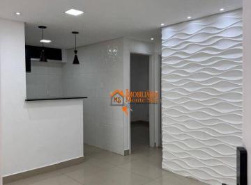 a4370c3fbfa620e33fa4cfd45eb5257de81fcd58 · Apartamento Garden com 2 dormitórios à venda, 55 m² por R$ 270.000,00 - Vila Alzira - Guarulhos/SP