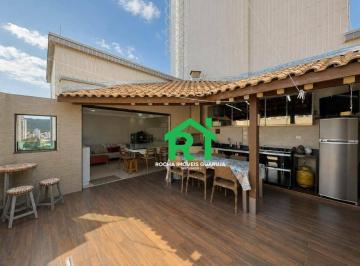 Terraço · Cobertura com 3 quartos (1 suíte), 2 vagas e lazer à venda em Jardim Astúrias, Guarujá