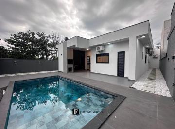 Casa · 180m² · 4 Quartos · 2 Vagas · Casa nova com 04 quartos e piscina - ATAMI