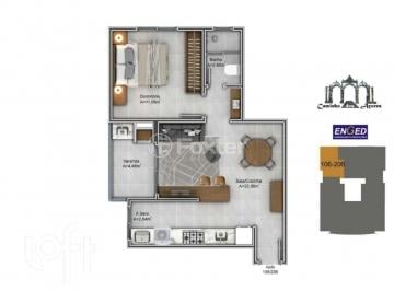520188f0 · Apartamento, 1 dormitórios, 48.45 m², em Pântano do Sul