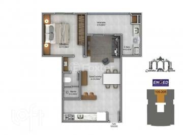 2fba62a3 · Apartamento, 1 dormitórios, 53.56 m², em Pântano do Sul
