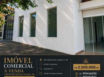 Comercial de 2 quartos, Poços de Caldas · Imóvel comercial à venda, Centro de Poços de Caldas - MG.