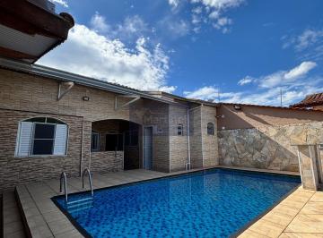 Foto 01 · Casa à venda em Itanhaém-SP, bairro Cibratel 2: 2 quartos, 2 banheiros, 7 vagas e 110m² de área! Con