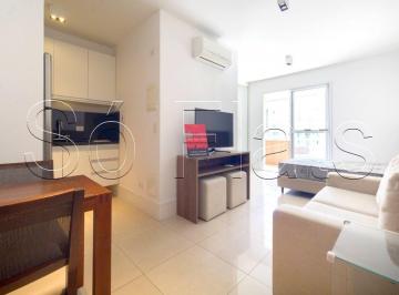 Apartamento · 38m² · 1 Quarto · 1 Vaga · Loft JCP no Itaim Bibi: Studio Moderno Perto da Faria Lima e do Parque do Povo