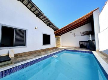 Casa · 95m² · 3 Quartos · 3 Vagas · Casa à Venda no Samburá Peruíbe com Piscina 95m²