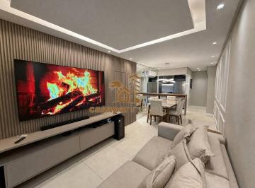 Apartamento · 70m² · 2 Quartos · 1 Vaga · Apartamento à venda mobiliado no Canto do Forte, 70m² com 2 quartos e lazer