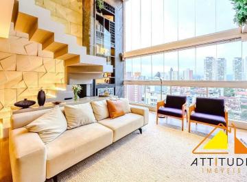 Apartamento · 147m² · 2 Quartos · 3 Vagas · Cobertura para venda em Centro de 147.26m² com 2 Quartos, 2 Suites e 3 Garagens