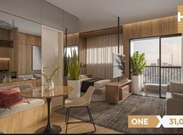Apartamento · 31m² · 1 Quarto · 1 Vaga · Flat para venda em Cambuí de 31.04m² com 1 Quarto e 1 Garagem