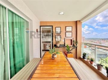 Apartamento · 138m² · 3 Quartos · 2 Vagas · Torres Ekoaras Aluguel de Porteira Fechada no Marco: 138m², 3 Suítes + Home Office