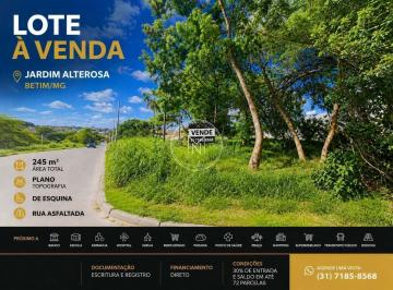 Terreno · 304m² · Lote à Venda no Jardim Alterosa – Betim/MG
