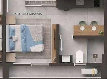 2419f61beb84ea863e7f8f101c58d89735070473 · Studio Nascente/Sul com 18m²: A Unidade Mais Ventilada & Prática do Jardim Oceania!