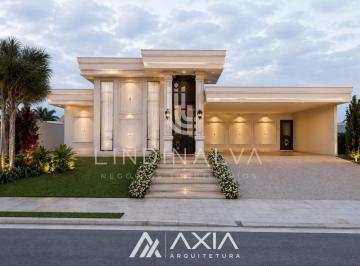 Casa · 300m² · 4 Quartos · 2 Vagas · Sobrado de alto padrão à venda no Cond. Resid. Esmeralda I com 4 suítes