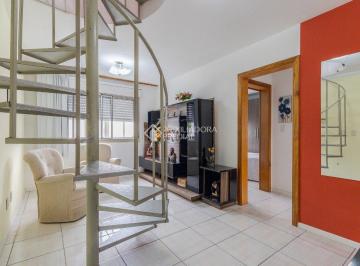 Apartamento · 111m² · 3 Quartos · 1 Vaga · Cobertura de 2 dormitórios com garagem a venda no bairro Cristal