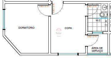 0a938909033eda34a7cd7f90ec622e6119c19331 · Apartamento com 1 dormitório para alugar, 30 m² por R$ 1.167,00/mês - Centro - Taubaté/SP