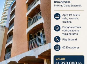 Apartamento · 45m² · 1 Quarto · Apartamento à venda na Ondina, Salvador-BA quarto, 1 suíte, 1 sala, 1 banheiro, 45m². Av Oceânica - 
