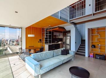 fc66c527-6fe5-417e-bdd3-1fa78c0674d9 · Elegante duplex para venda em Pinheiros com 1 quarto, sendo 1 suíte, 108m²