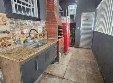 Casa · 122m² · 3 Quartos · 2 Vagas · Casa com 3 dormitórios e piscina na Ocian à venda, 123 m² por R$ 870.000 - Vila