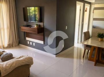 Sala/ sala de jantar · Apartamento com 3 dormitórios à venda, 73 m² por R$ 405.000,00 - Maria Paula - São Gonçalo/RJ