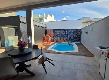 Casa · 162m² · 3 Quartos · 4 Vagas · Casa Sobrado de Alto Padrão à Venda no Milano – 3 Suítes | Piscina Aquecida | En