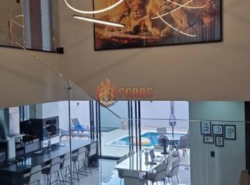 Casa · 3 Quartos · 4 Vagas · Lindo Sobrado para Venda e Locação com 3 Suítes no Condomínio Ibiti Reserva em S