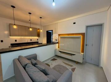 Casa · 65m² · 2 Quartos · Sobrado Novo 2 Dormitórios, Sem Condomínio e Vaga para Moto no Macuco – Santos/SP