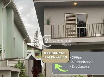 78e5937885f629496befc29a5bcc465c64b450d0 · Casa com 5 dormitórios para alugar, 398 m² por R$ 16.900,00/mês - Residencial Onze (Alphaville) - Sa