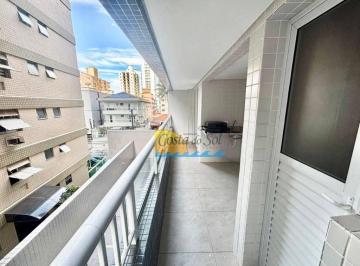 566b5eaf9fbe043b0fa27bd30c3d9ff0508ae1b0 · Apartamento com 1 dormitório para alugar, 54 m² por R$ 3.200,00/mês - Vila Guilhermina - Praia Grand