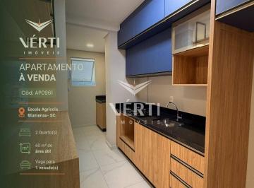 0dd97de86a4a489400ced6487b8e9b74243e7435 · Apartamento com 2 dormitórios à venda, 60 m² - Escola Agrícola - Blumenau/SC