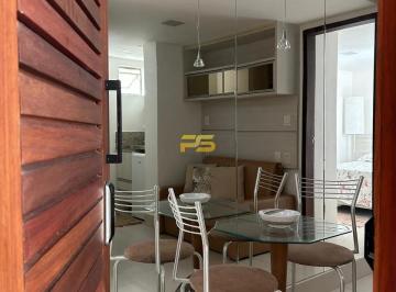 Apartamento · 30m² · 1 Quarto · 1 Vaga · Apartamento 30m² 1 quarto sendo 1 suíte na Beira Mar do Cabo Branco para Alugar