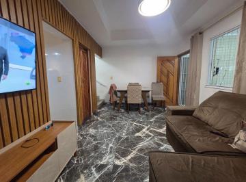 7703471f1f45c5b2e518c5e112d6beb662209251 · Sobrado com 3 dormitórios à venda, 93 m² por R$ 535.000,00 - Vila Guilhermina - Praia Grande/SP