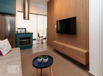 Sobre o imóvel: Belíssimo estúdio mobiliado e equipado, com roupa de cama e equi · Apartamento para Aluguel - Pinheiros, 1 Quarto,  33 m2 - São Paulo