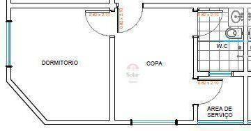 Apartamento · 30m² · 1 Quarto · Apartamento para alugar em Centro de 30.00m² com 1 Quarto