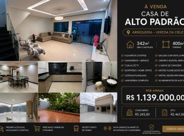 Casa de 5 quartos, Águas Claras · Casa Alto Padrão à Venda em Arniqueira Vereda da Cruz | 5 Quartos, 3 Suítes | 342m² Reformada