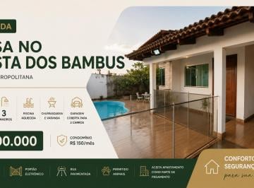 Casa de 3 quartos, Núcleo Bandeirante · Casa à Venda na Vila Metropolitana | 3 Quartos, Suíte com Closet, Piscina Aquecida | Aceita Troca