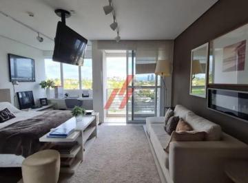 Foto 01 · Excelente Apartamento para Locação em Santana de Parnaíba-SP, Bairro Tamboré: 1 Quarto, 1 Banheiro,