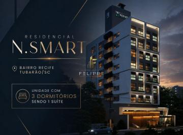 Apartamento · 69m² · 3 Quartos · 1 Vaga · N.Smart | Apartamento com 3 Dormitórios e 1 Suíte no Bairro Recife – Tubarão/SC