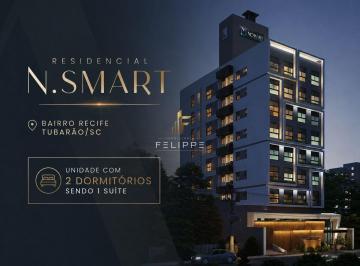 Apartamento · 60m² · 2 Quartos · 1 Vaga · N.Smart | Apartamento com 2 Dormitórios e 1 Suíte no Bairro Recife – Tubarão/SC