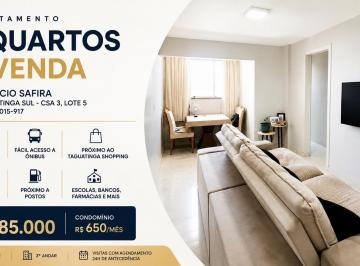 Apartamento de 2 quartos, Taguatinga · Apartamento 2 Quartos Nascente no Edifício Safira – Taguatinga Sul | Próximo ao Metrô