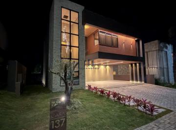 Casa · 370m² · 4 Quartos · 4 Vagas · Casa Nova de Alto Padrão em Alphaville, 4 Suites , Piscina e Sauna , Mobiliada