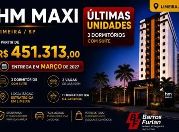 Apartamento de 3 quartos, Limeira · * HM MAXI - 3 DORMITORIOS COM SUITE